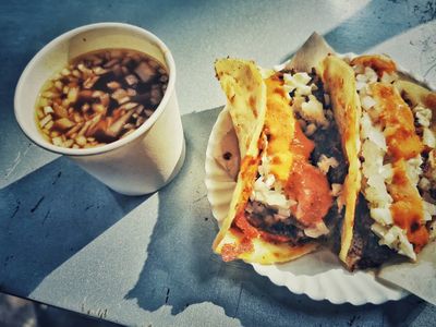 Tacos Los Caramelos, Roma Sur, Mexico City: stop on “Taco tour”