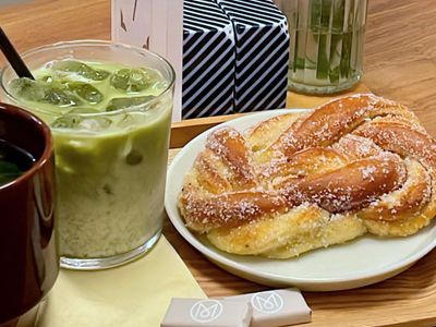 The Monocle Café, London W1u 7qa, London: stop on “Una tarde tranquila al oeste de Londres”
