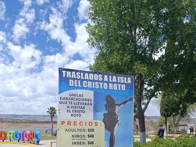 Letras Cristo Roto, San José de Gracia: parada en “Pueblo mágico San José de Gracia, Aguas…” (6)